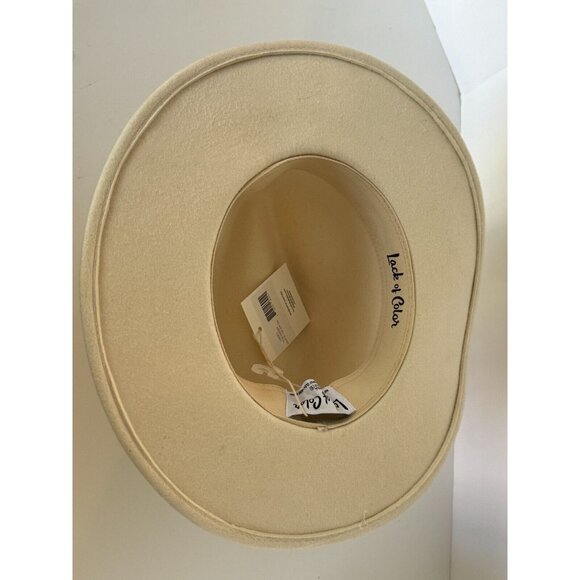 Lack of Color The Fader Hat Ivory Wool Coachella Festival Small 55 cm Australian - Picture 13 of 16